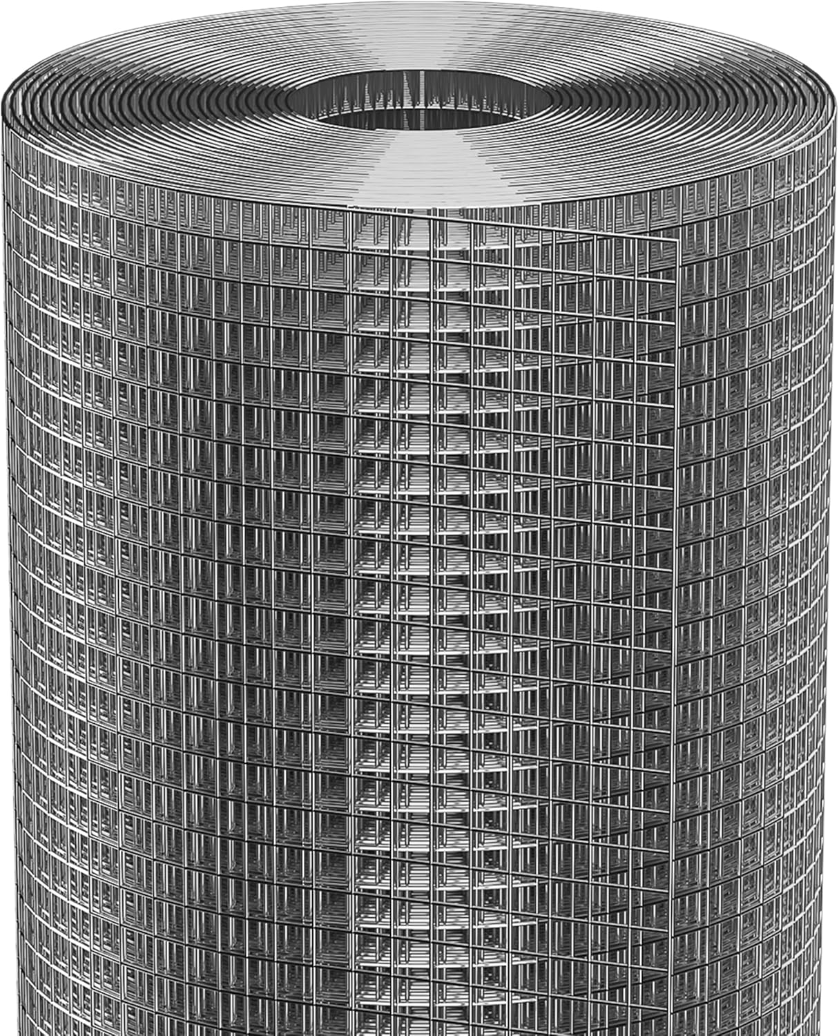 Dynabyte 19 Gauge Hardware Cloth 1/2 inch 48 x 50 ft Chicken Wire Mesh Roll, Galvanized Welding Welded Chicken Coop, Rabbit Hutche, Tree Guard, Gopher Mesh, Snake Fence 1/2 inch 48"×50'