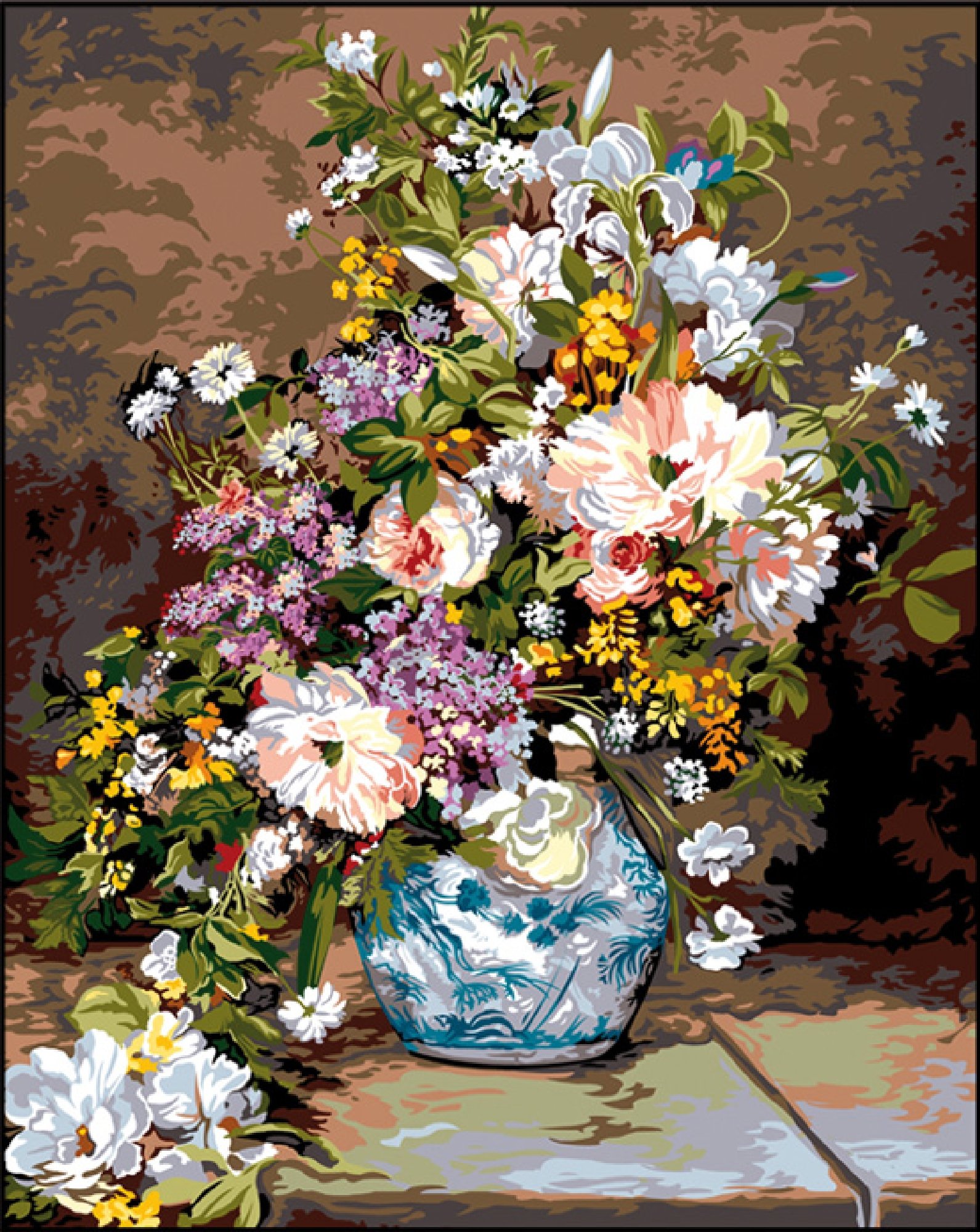 SEG de Paris Tapestry/Needlepoint Kit – Bouquet for You - by Atlascraft