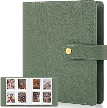 Beautiful Photo Album for 2x3 in Polaroid Photos - Safely Holds Your 300+ Pictures Of Unique Memories - The Perfect Instax Mini Compatible Photo Book To Store Pictures Or Trading Collection Cards