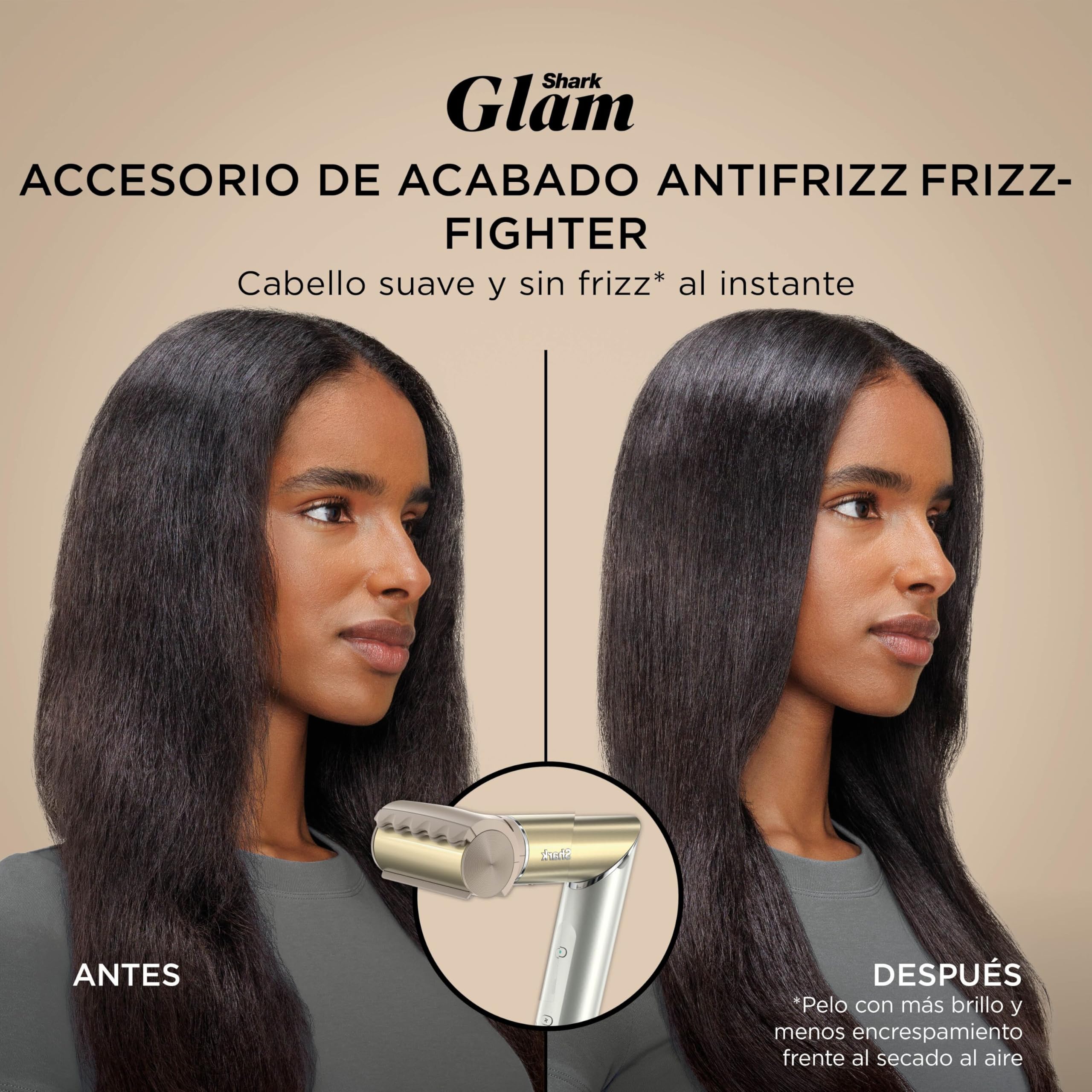 Shark Glam Multi-Styler Rizador Ondas Rizos Automático Difusor Concentrador Turbo Cepillo Aire Plancha