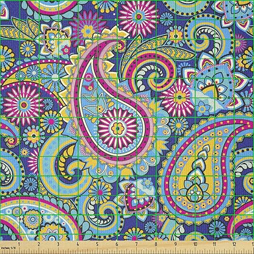 Vista 796 de Ambesonne - Tela de punto elástica