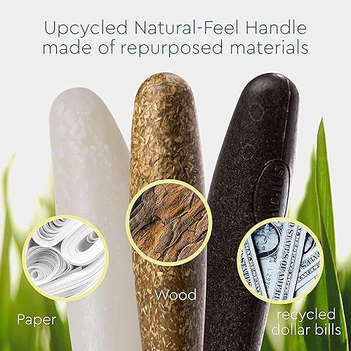 Miniatura 6 de RADIUS Cepillo de hilo dental con fuente de cepillo de dientes, sin BPA y aceptado por la ADA, mejora la salud de las encías y reduce los problemas