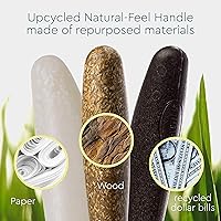 Vista 4 de RADIUS Cepillo de hilo dental sin BPA y aceptado por la ADA, mejora la salud de las encías y reduce los problemas de las encías, súper suave, Cáñamo