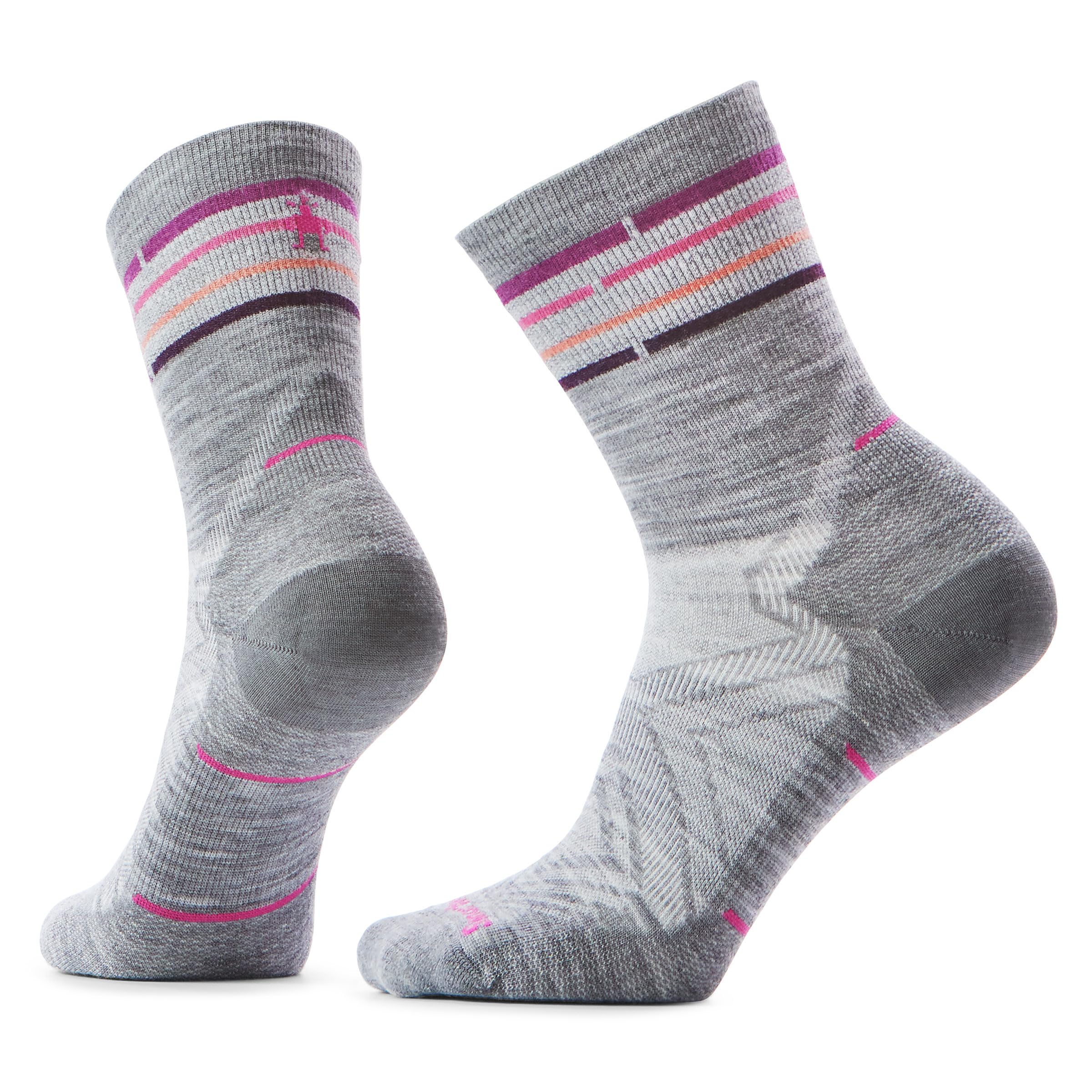 Smartwool Womens Run Zero Cushion Mid Crew Socks