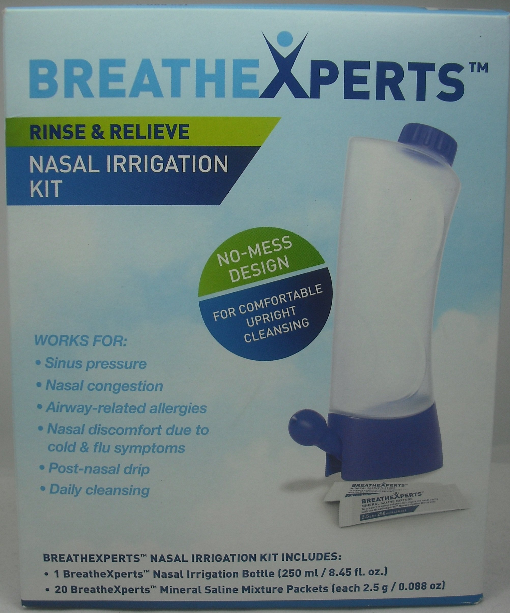 BREATHEXPERTS Rinse & Relieve Nasal Irrigation Kit