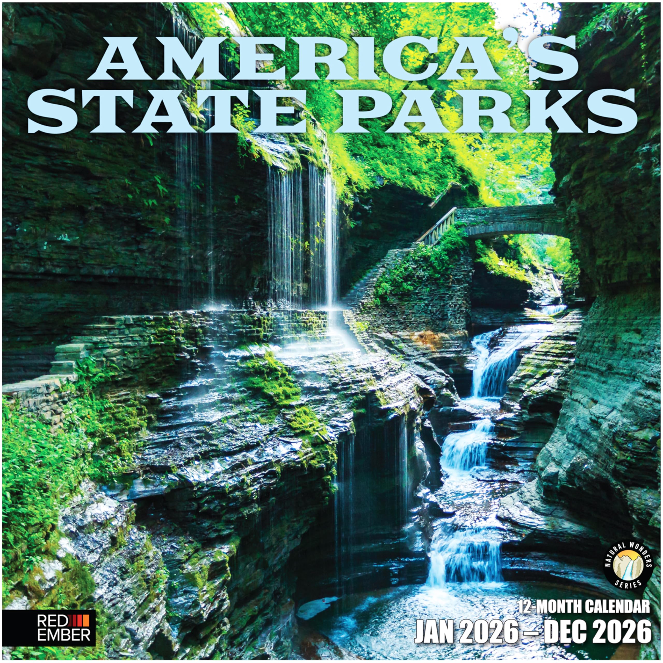 RED EMBER Untamed & Beautiful National Parks 2026 Mini Wall Calendar 12