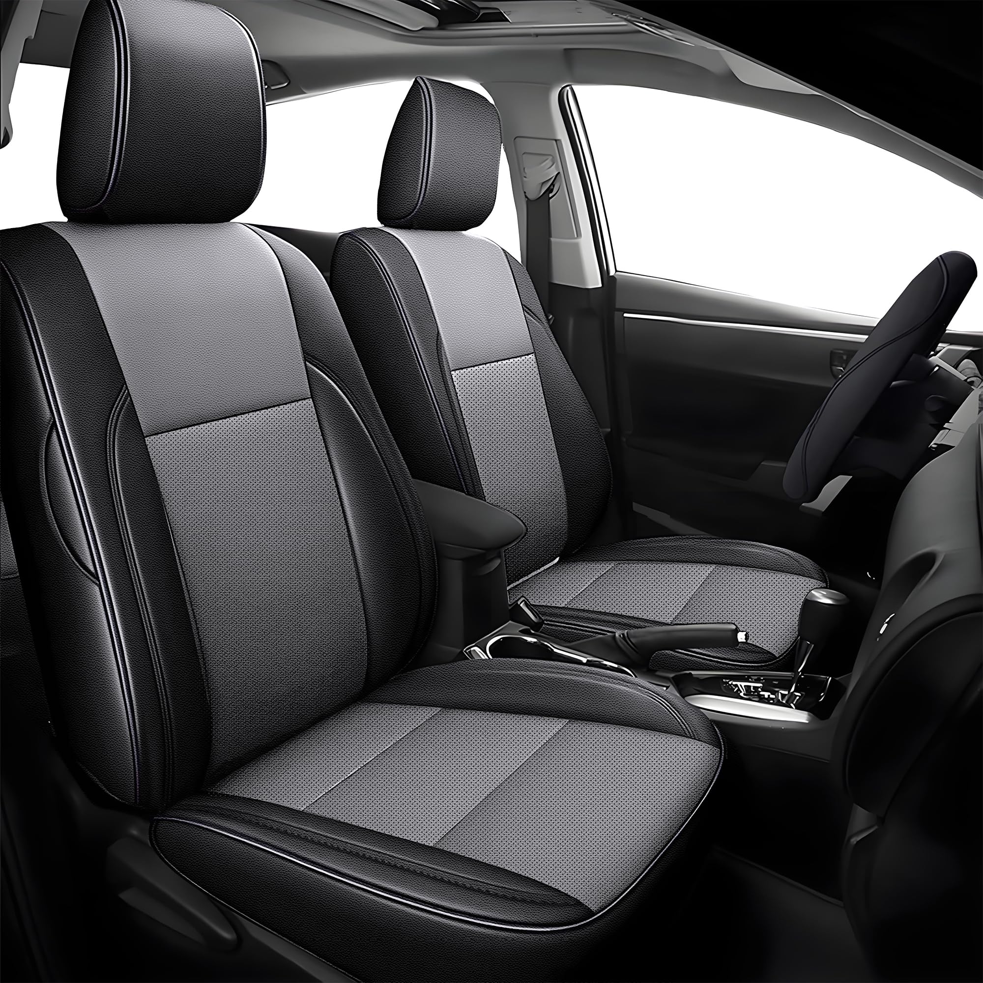 AOMSAZTO Tacoma Seat Covers (Black/Gray)