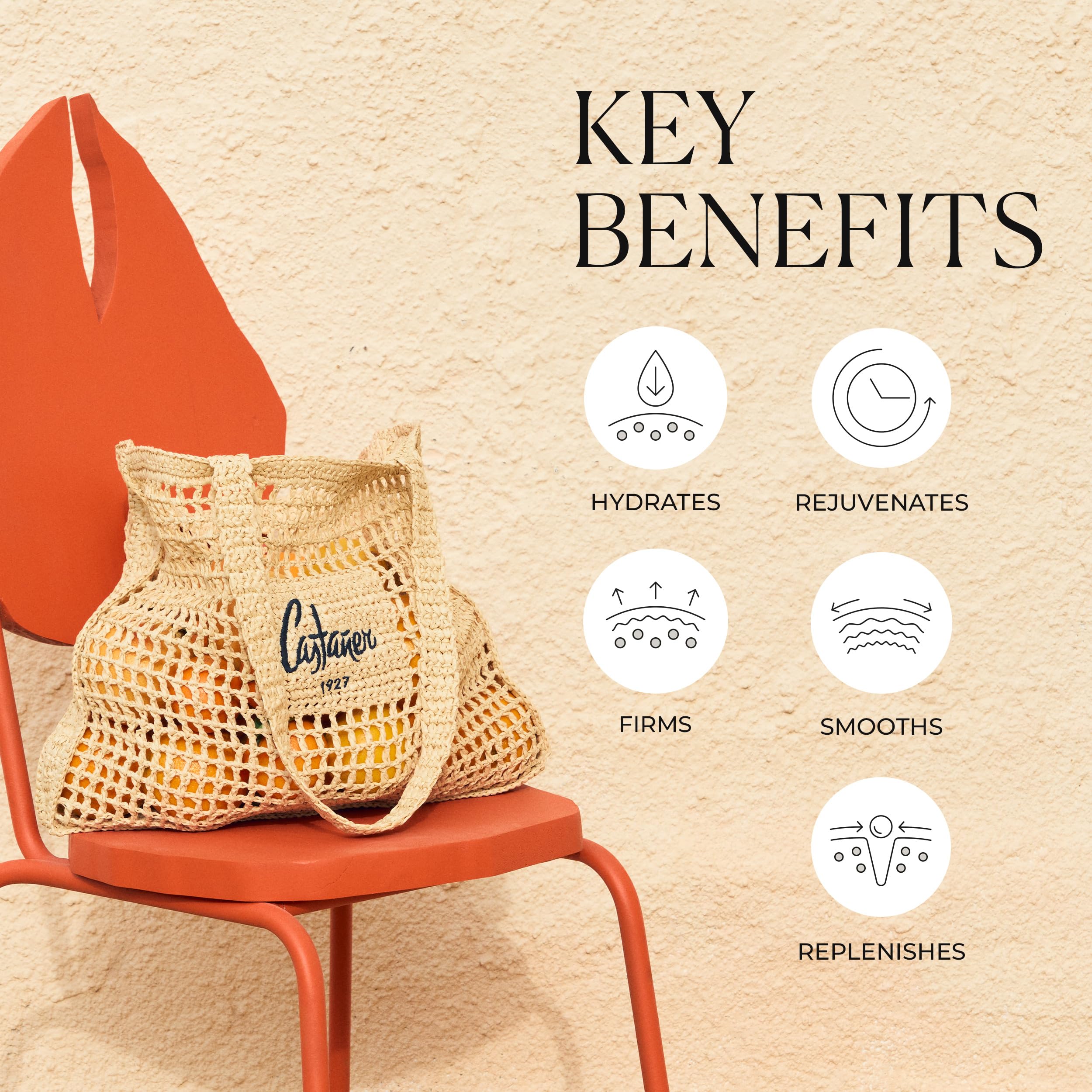 Castañer x Natura Bissé Skincare Discovery Set, A Complete 6-piece Routine In An Exclusive Raffia Tote Bag
