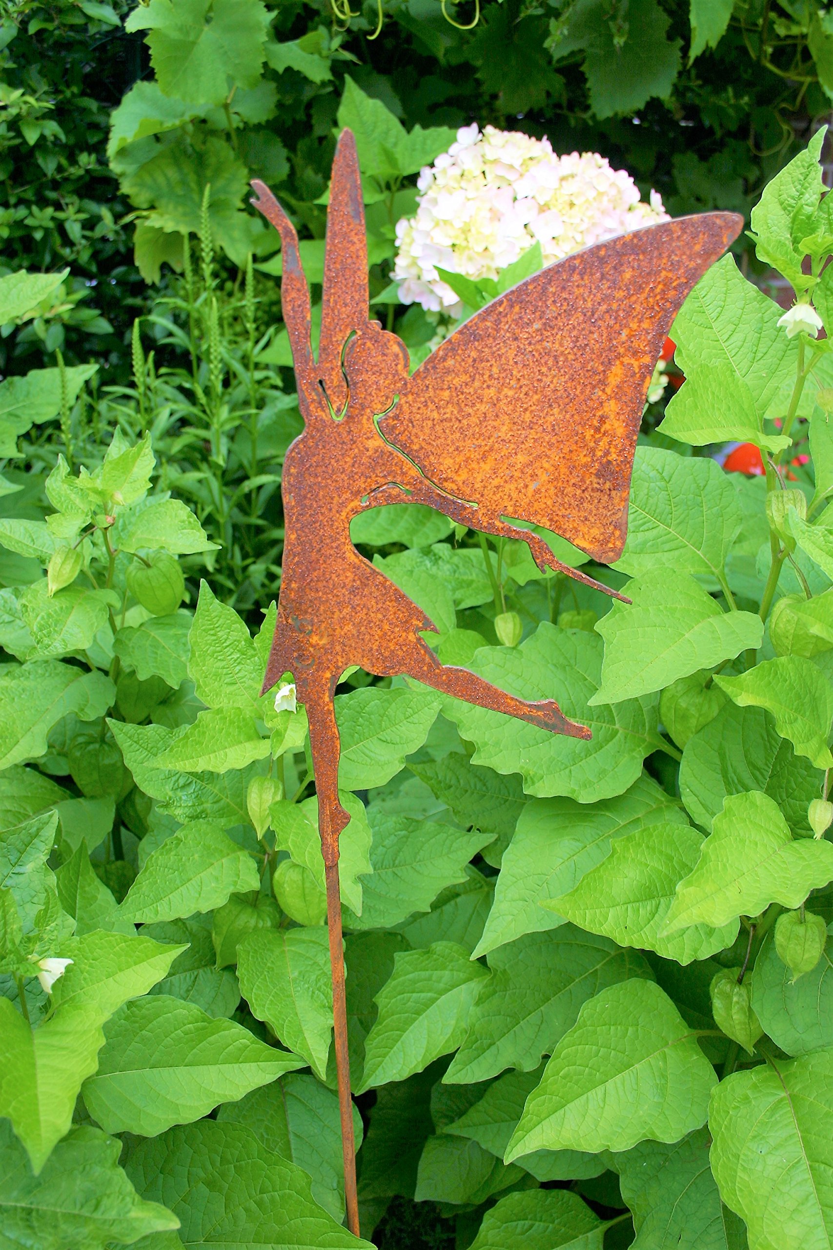 Fee Gartenstecker Aus PVC – Bunt, Witterungsbeständig, Ca. 27x22 Cm, Für Beet & Terrasse