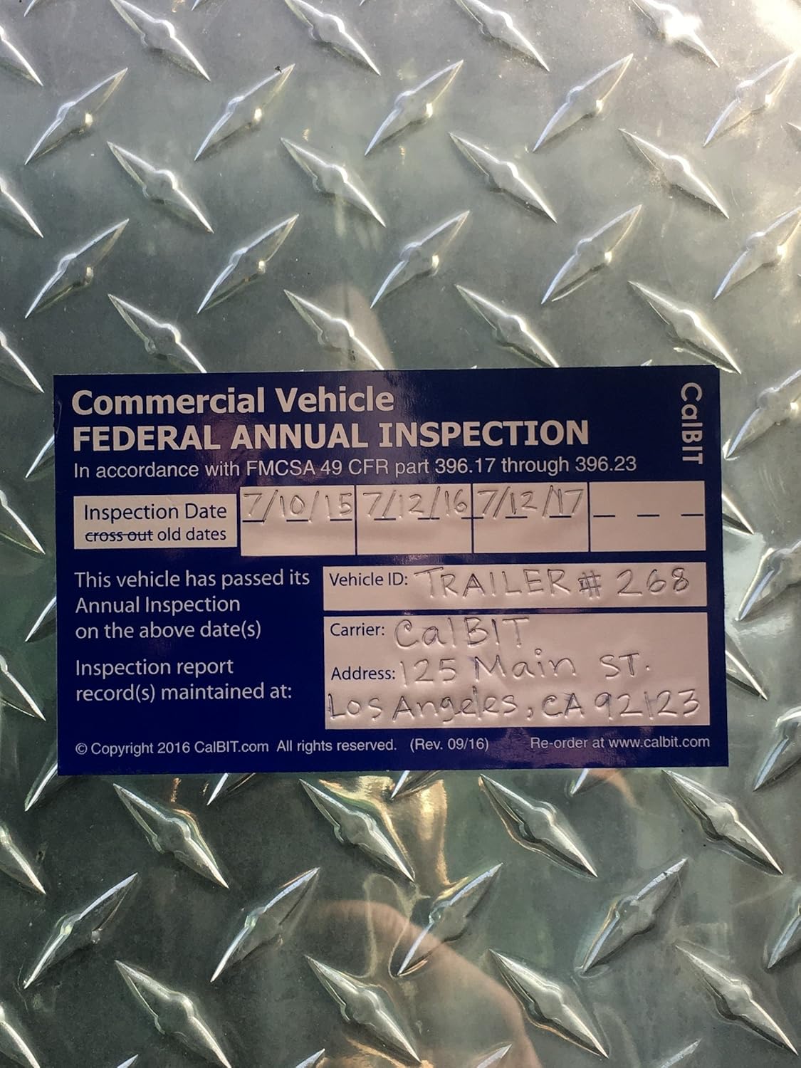 Buy Federal Annual Dot Inspection Label Decal Sticker 5 Pack Online In Indonesia B072j8wrsp Buy Federal Annual Dot Inspection Label Decal Sticker 5 Pack Online In Indonesia B072j8wrsp