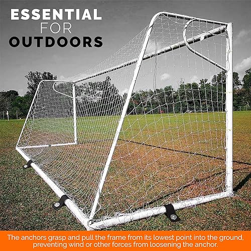 Miniatura 6 de Anclajes de trampolín de alta resistencia - Juego de 4 piezas de 12 pulgadas - Kit de anclaje de trampolín - Estacas de trampolín anclajes de viento