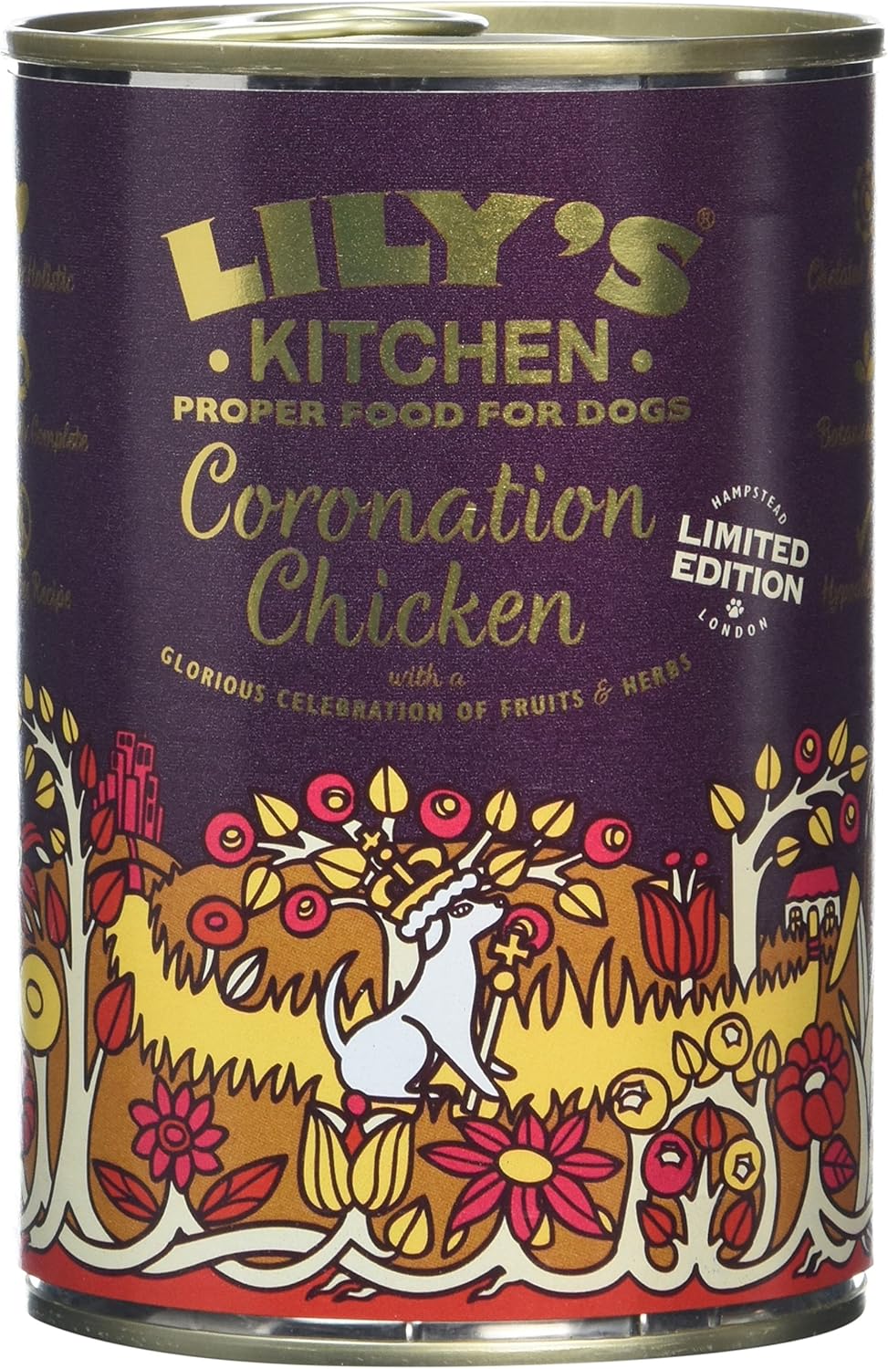 Lily's Kitchen Coronation Chicken Complete Wet Food for Dogs 400g (Pack