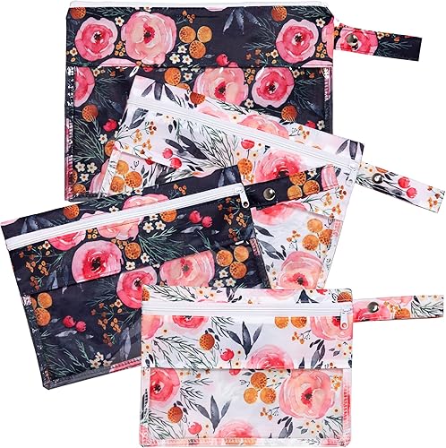 Bolsas organizadoras transparentes para pañales Juego de 4 bolsas de pañales I cubos de embalaje I bolsa de pañales bolsas organizadoras I bolsas