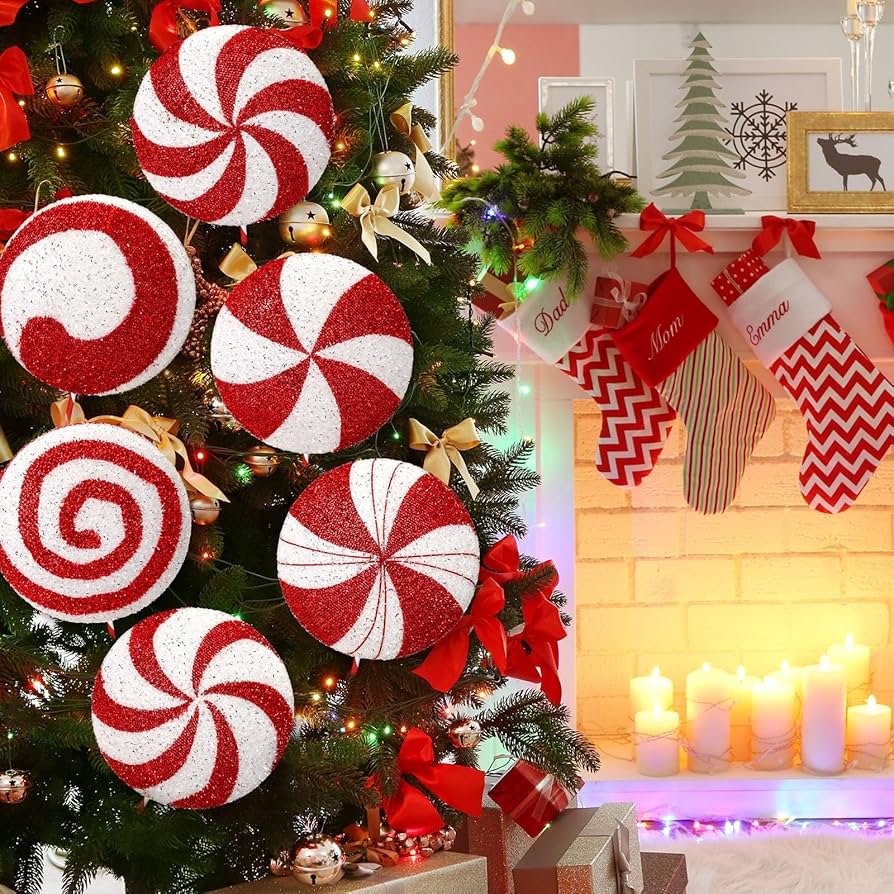 Amazon.com: Vercraft 6 Pcs 15.75'' Large Candy Christmas