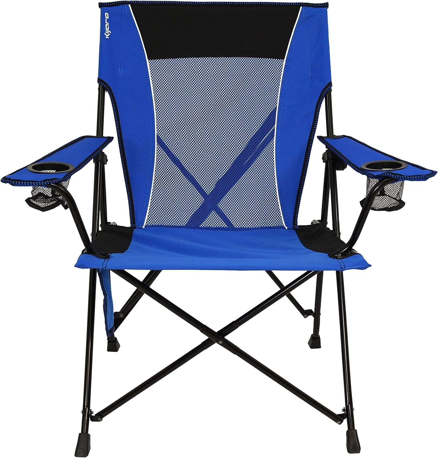 Kijaro Dual Lock Folding Camp Chairs – Versatile for Sports, Outdoors & Lawns – Locks Positions – Maldives Blue