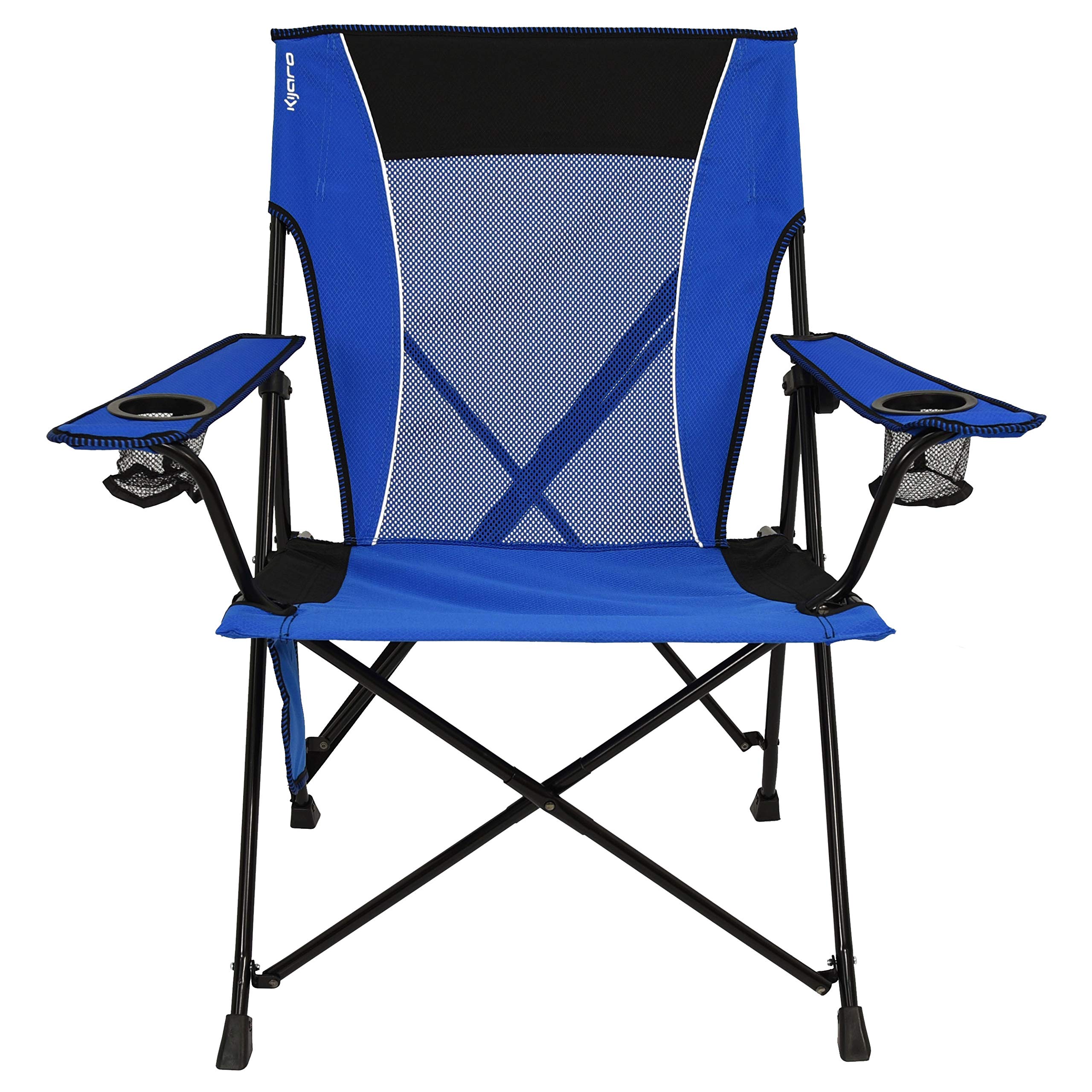 Kijaro Dual Lock Portable Camping Chairs - Enjoy the Outdoors with a Versatile Folding Chair, Sports Chair, Outdoor Chair & Lawn Chair - Dual Lock Feature Locks Position – Maldives Blue