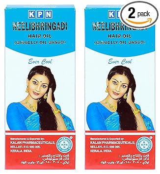 K P N Neelibhringadi Gingelly Hair Oil Based, 200 ml (Pack of 2)