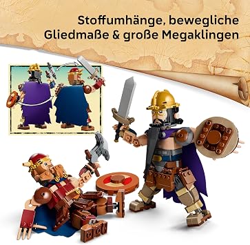LEGO One Piece Woogey vs. Boogey - Giant of Little Garden - Interactive Toy with 2 Action Figures and 5 Mini Figures - Gift for Boys Girls and Fans from 9 Years - 75644