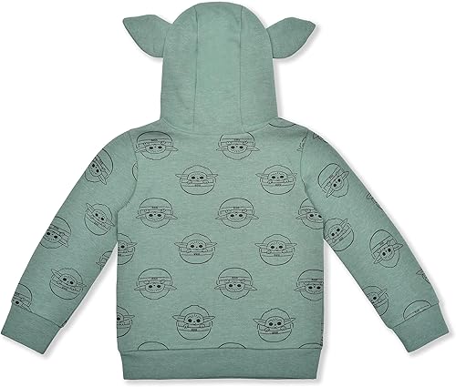 Miniatura 2 de STAR WARS Baby Yoda - Sudadera con capucha para niños pequeños y pequeños, color verde