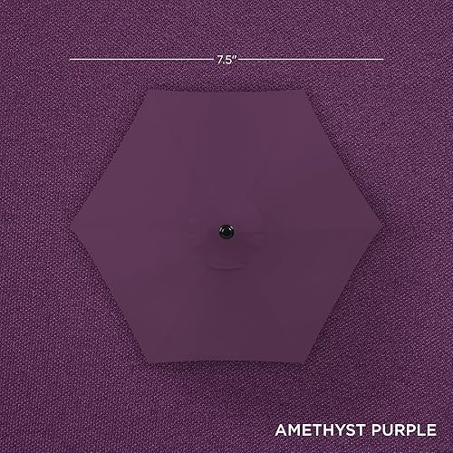 Vista 193 de Best Choice Products - Paraguas redondo para exteriores de alta resistencia (7.5 pies).