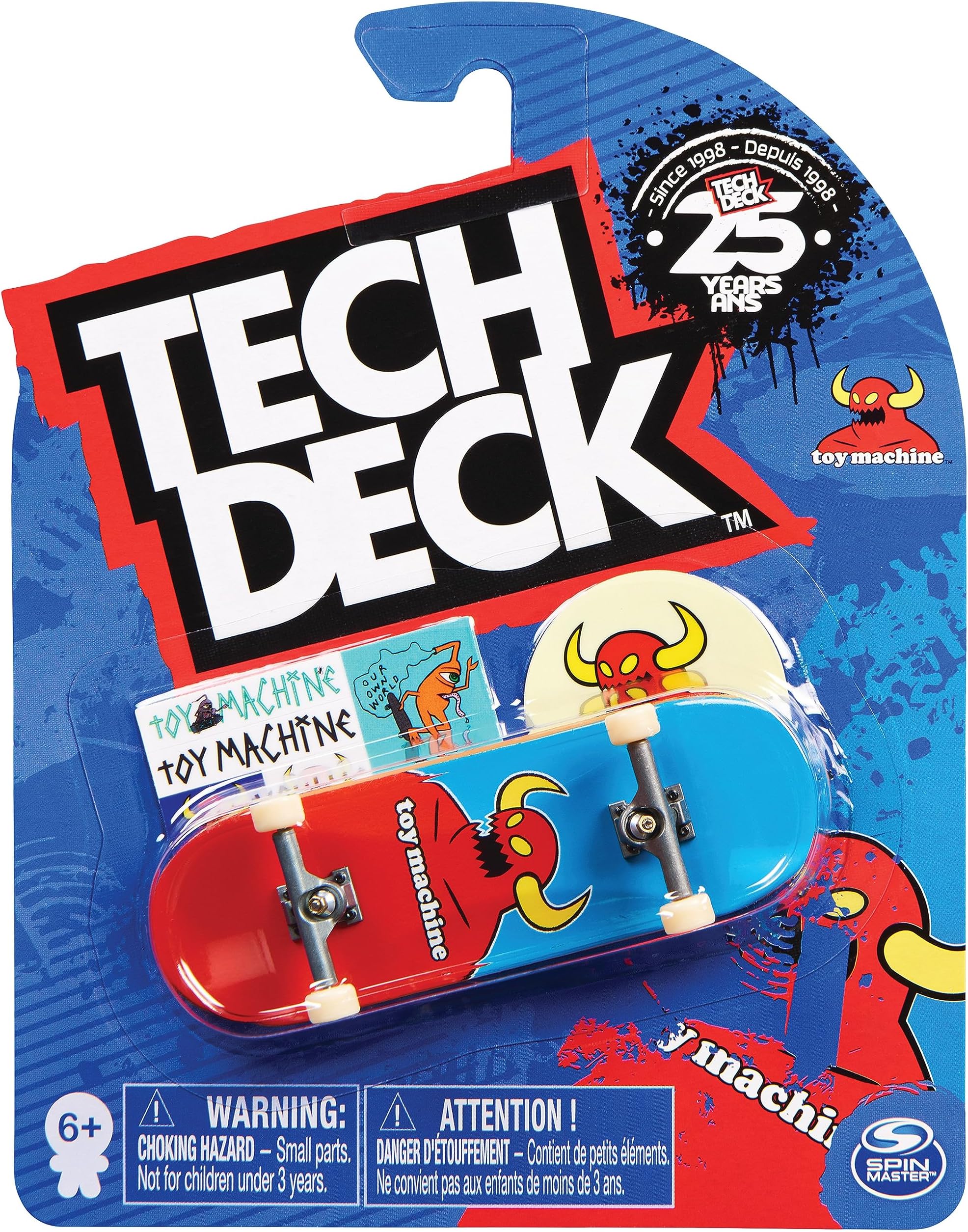 Tech Deck 96mm Fingerboard with Authentic Designs, For Ages 6 and Up (styles vary, one picked at random)