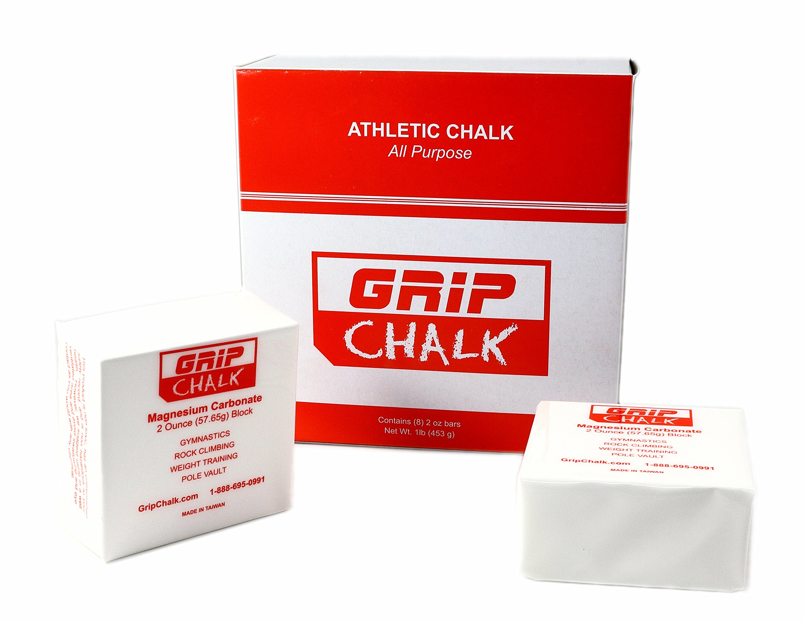 FAZ BRAND Grip Gym Chalk Gymnastics, Rock Climbing, Power Lifting, Crossfit No Slip, No Moisture Chalk