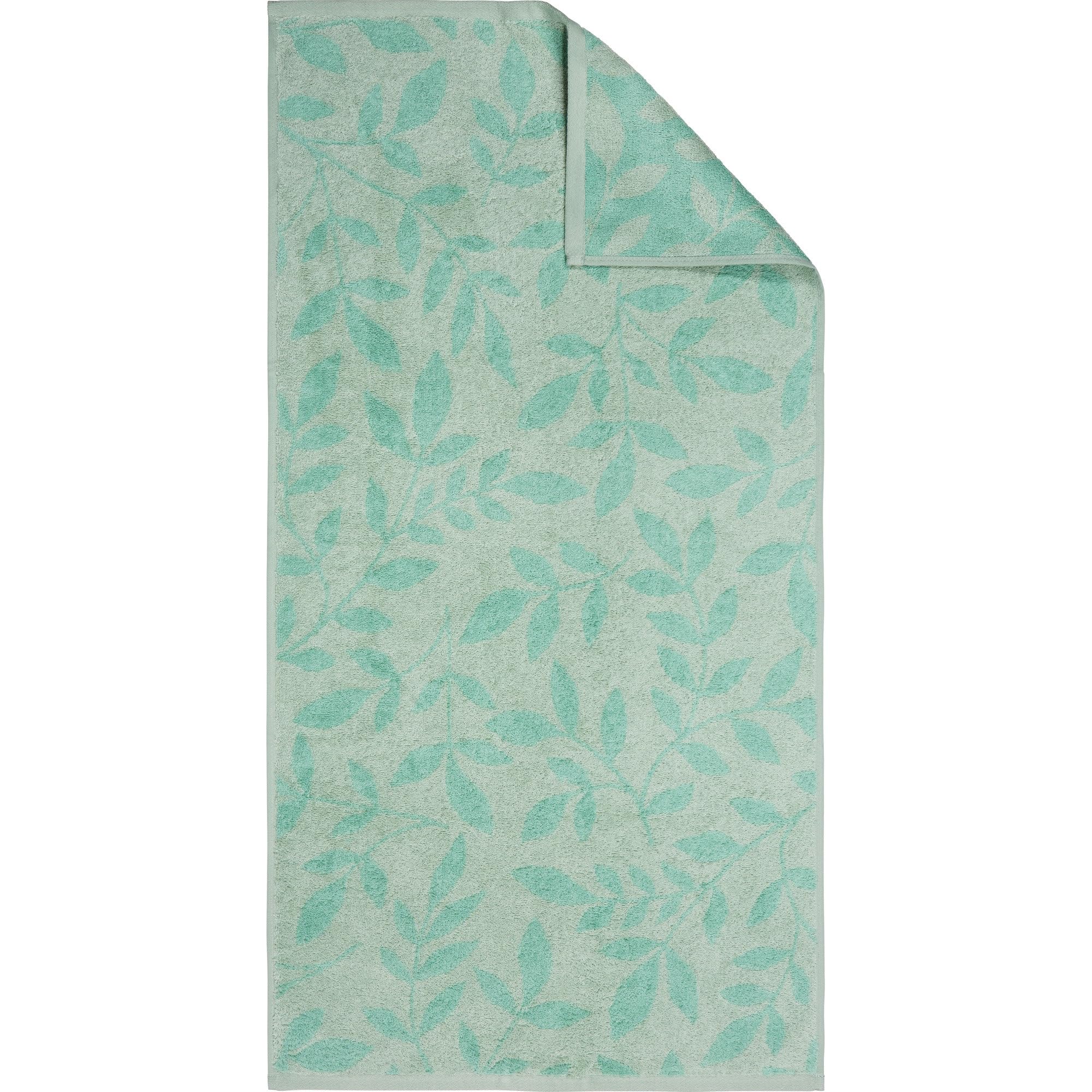 Erwin Müller Duschtuch Kronau 2er-Set Walk-Frottier Jade Größe 70x140 cm