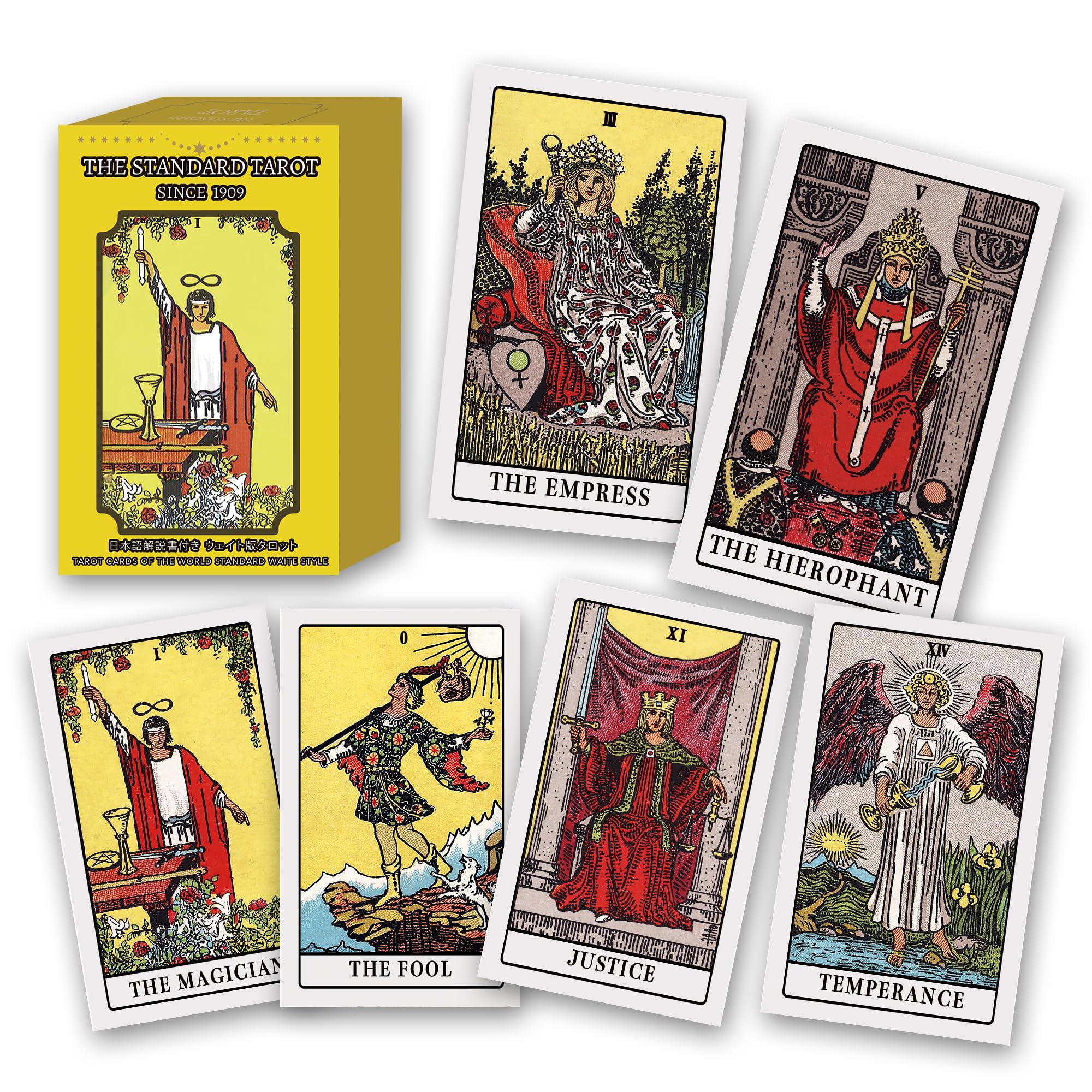 Amazon.co.jp: THE STANDARD WAITE TAROT 1909 スタンダード タロット