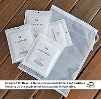 Vista 3 de Bolsa coladora para colar Kava Drink Reutilizable Nylon