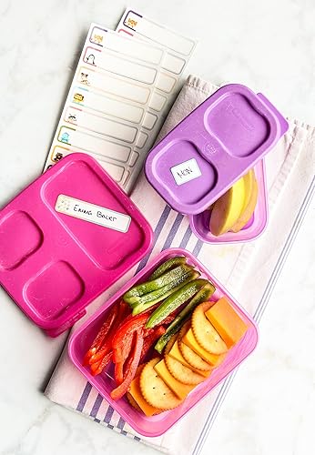 Miniatura 4 de Etiquetas para botellas, nombre de escritura, autolaminadas, impermeables, etiquetas para biberones para guardería, fabricadas en los Estados Unidos