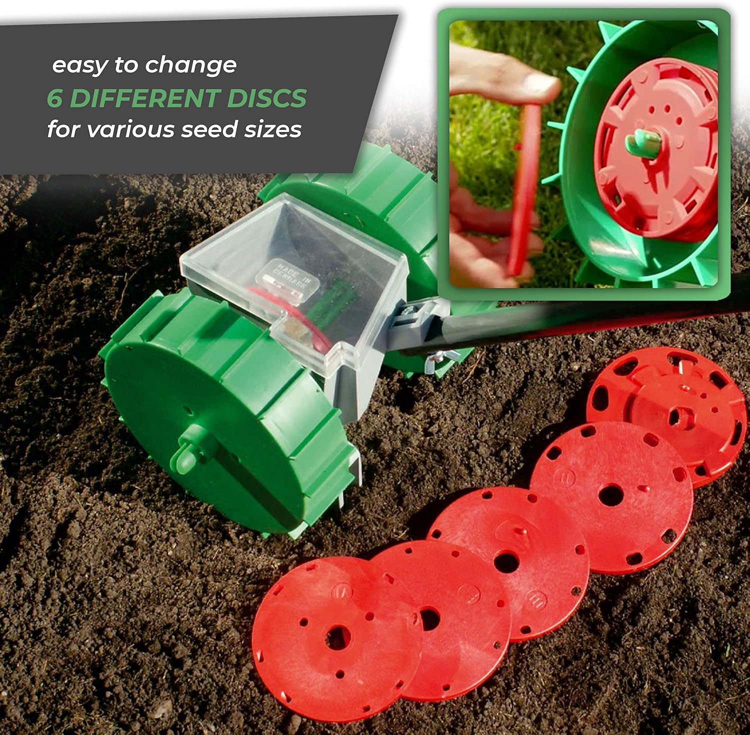 Bio Green BG-SS Super Seeder, Green/Red