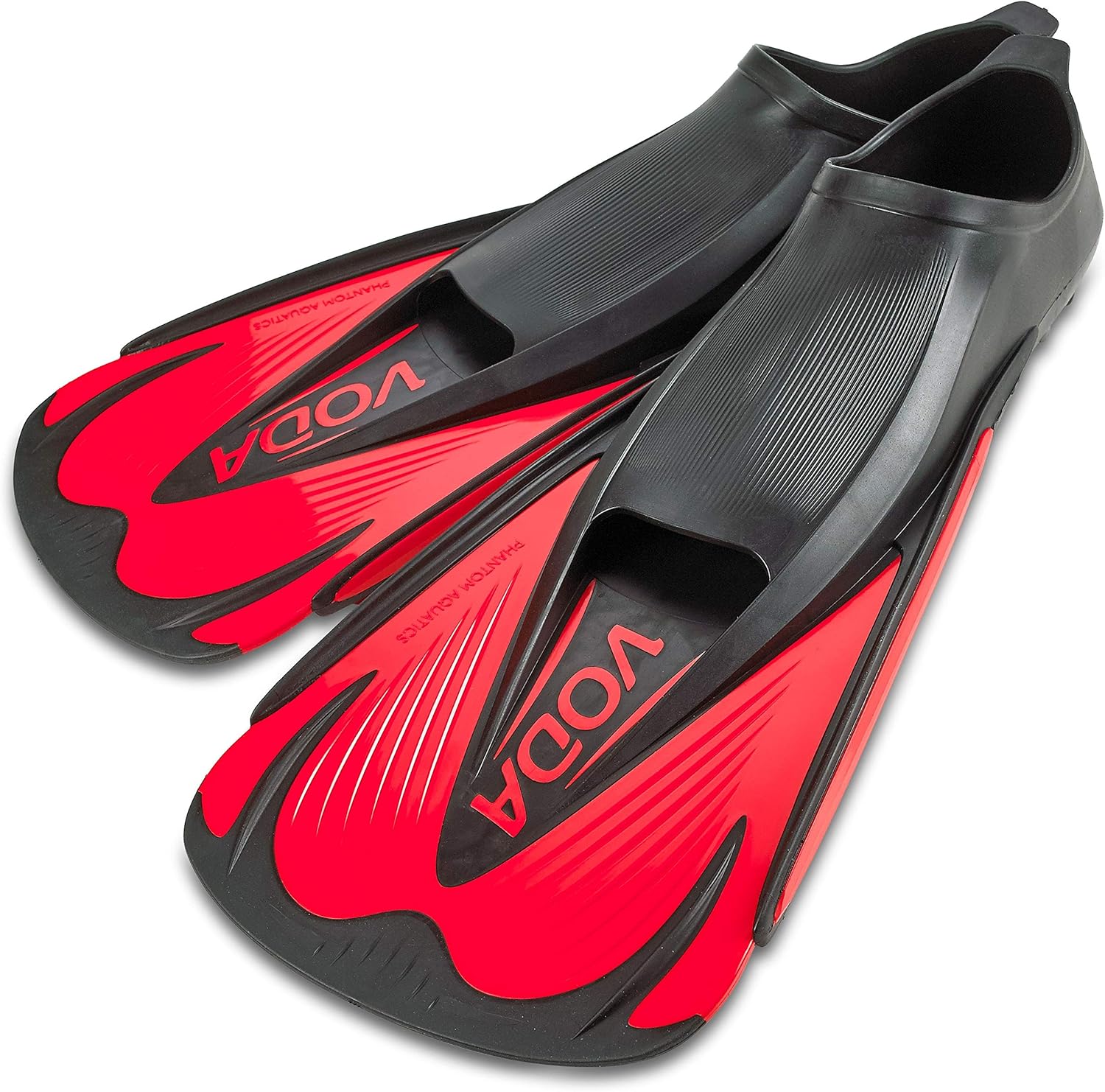 Phantom Aquatics Rapido Boutique Collection Full Foot Fins Bundled with Panoramic View Tempered Glass Lens Mask Fin Snorkel Set with Snorkeling Gear Travel Bag - RD - 44 : Sports & Outdoors