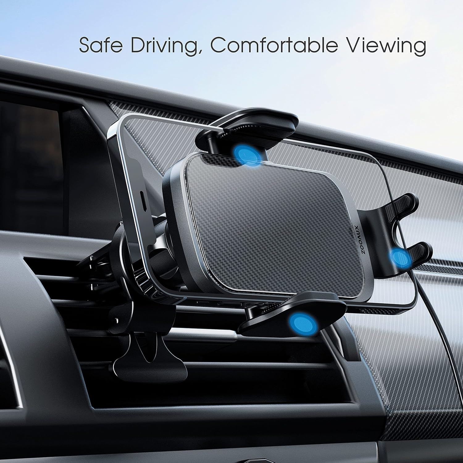 Bеѕt Dеаl Prоduсt [Upgraded Version] ZOOAUX 15W Fast Wireless Car Charger Vent Mount, Fast Charging Auto-Clamping Air Vent Car Phone Holder for iPhone 13/13 mini/12/11/XS/XR/X/8,Samsung S22/S21/S20/S10/S9 Note 10(Grey)