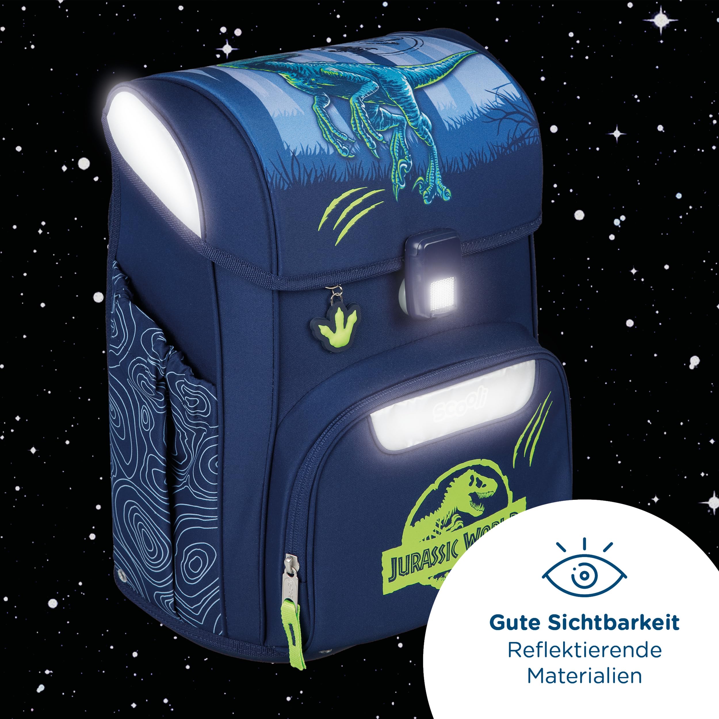 Scooli - EasyStart set di zaino scolastico - zaino scolastico ergonomico per la scuola primaria - set composto da più pezzi