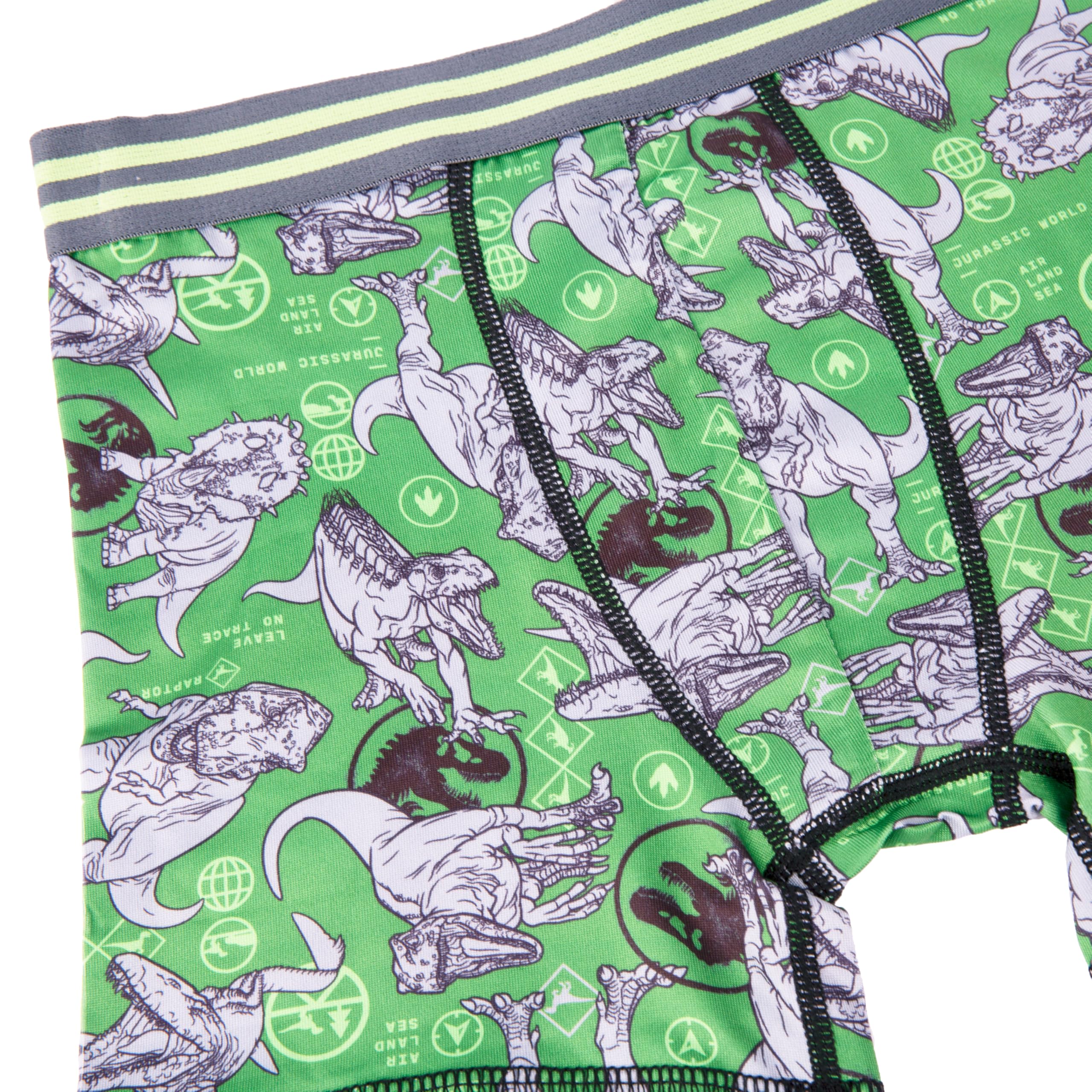 Jurassic World Boxer Corti (Pacco da 7) Bambini e Ragazzi