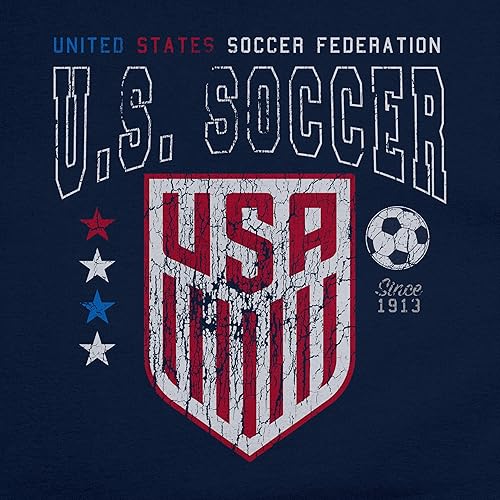 Miniatura 5 de Icon Sports Cuello redondo con licencia oficial de la Federación de Fútbol de EE. UU., unisex para adultos