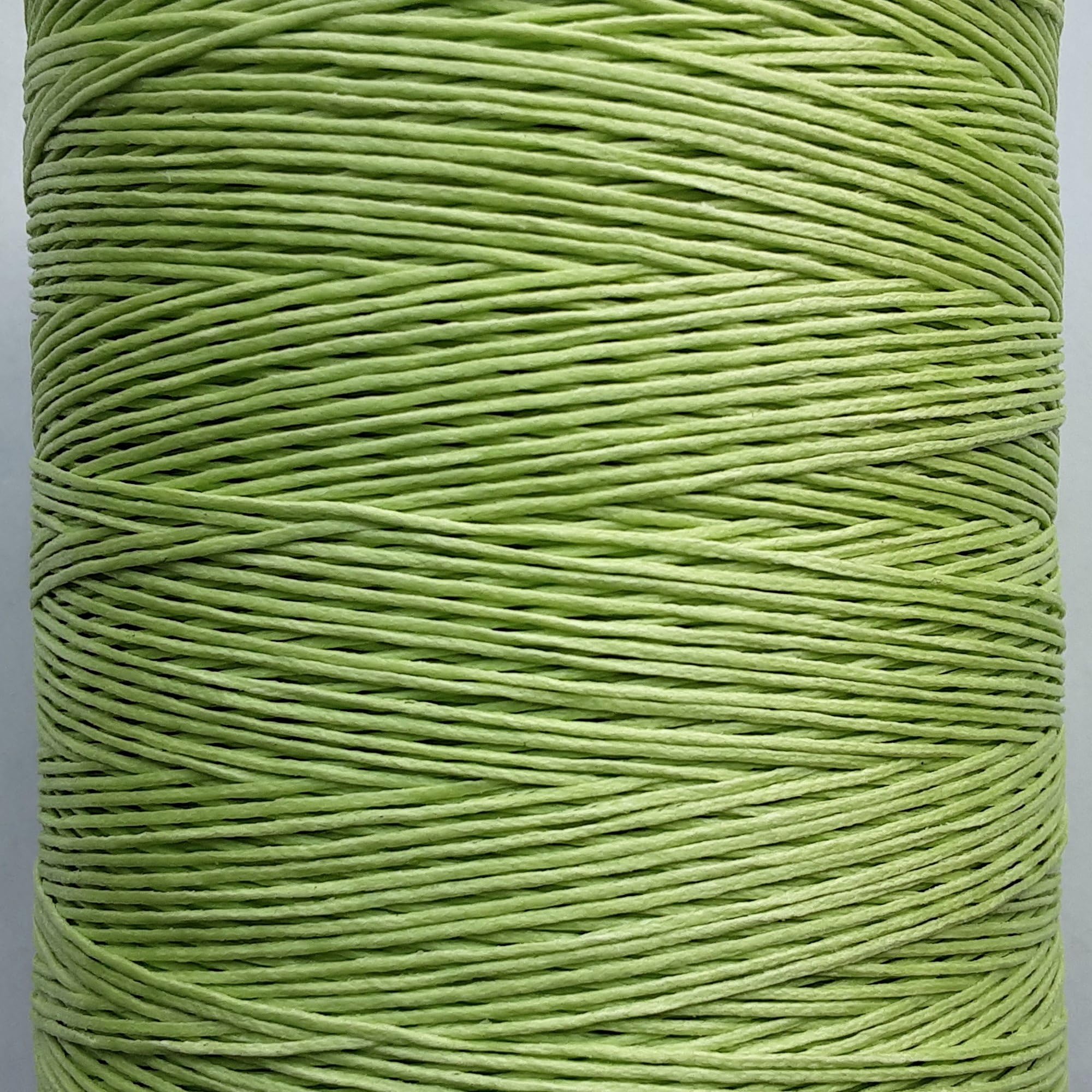 Mart-Mon Lime Green 10M Waxed Jewellery Cord 1Mm Thick Woven Nylon Strong Thread For Beading, Bracelet, Necklace Making, Arts, Crafts & Diy (Lime Green)
