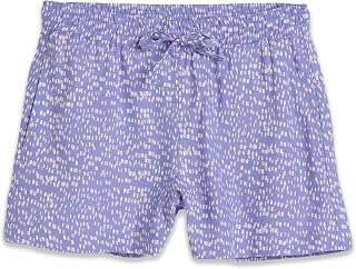 Amazon Brand - Symbol Girls Flared Fit Printed Rayon Shorts | Elasticated Waistband | Age 2-14 Years Price In India