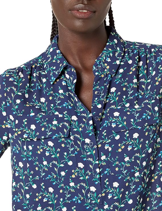 Long Sleeve Utility Blouse Blouses 