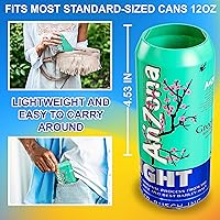 Vista 3 de BeerSkin Skywin - Fundas de silicona para latas que parecen refrescos, paquete de 2 unidades de 12 onzas (355ml), reutilizables y duraderas