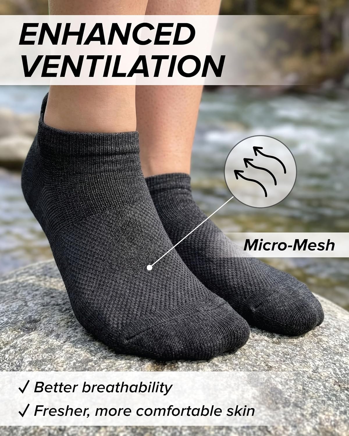 Women's Low Cut MERINO WOOL Short below Ankle Socks (3 PAIRS) Thin Breathable Athletic Sports Walking All-Weather
