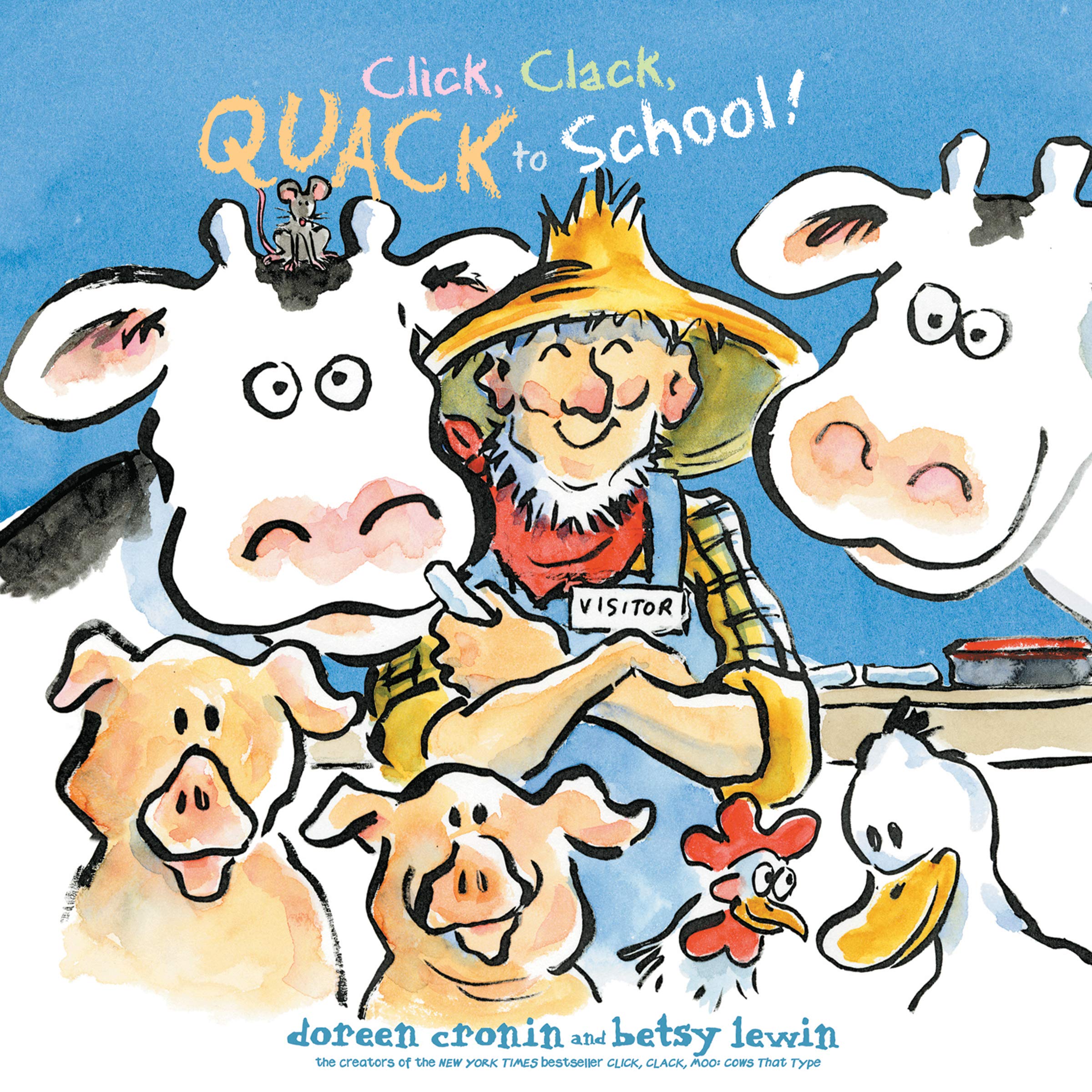 Cover art for Click, Clack, Quack to School!