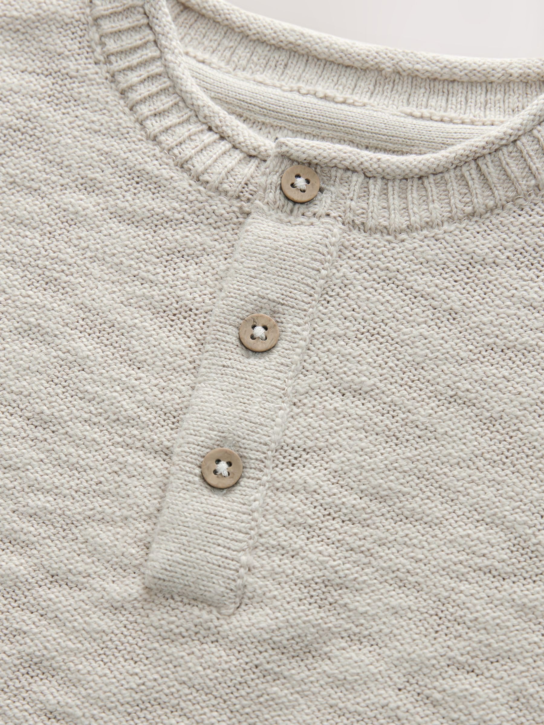 NEXT Niños Jersey Henley de Punto