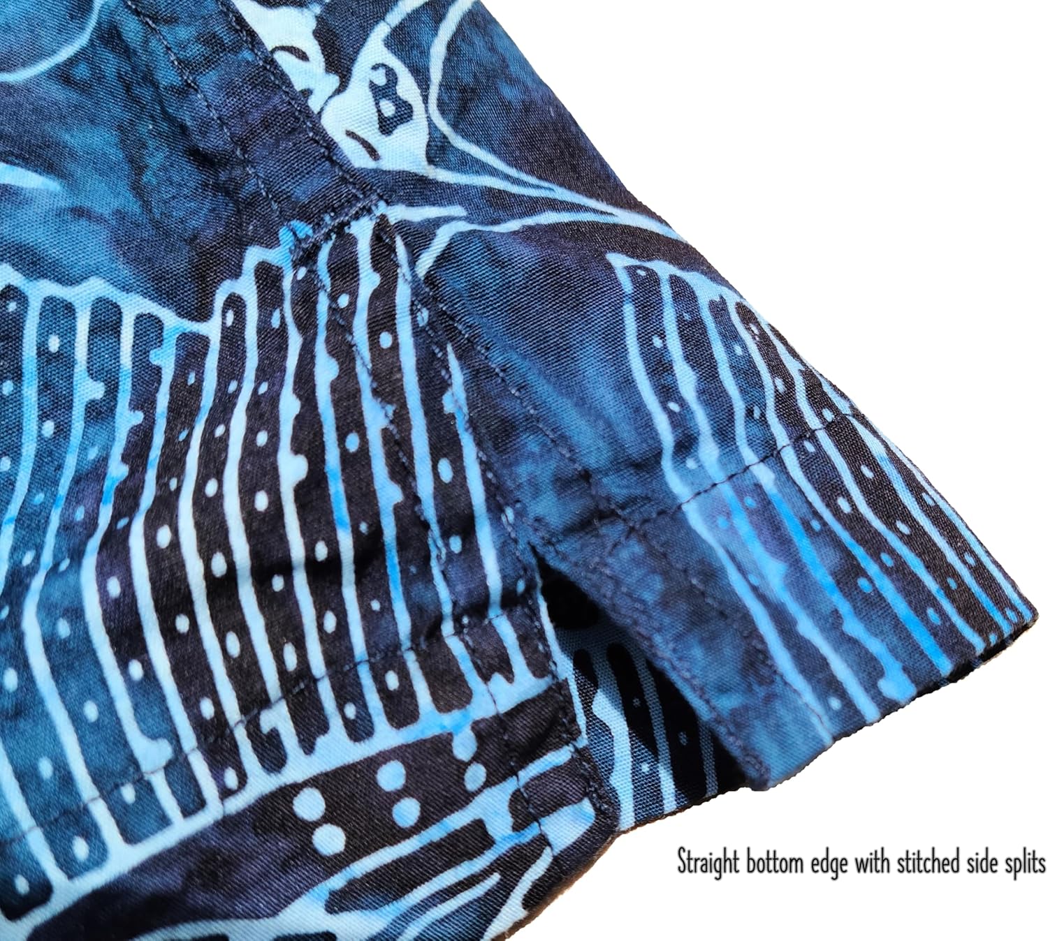 Johari West Men’s Hawaiian Shirt Casual Button Down Short Sleeve Cotton Summer Batik Aloha Shirt for Men - Image 5