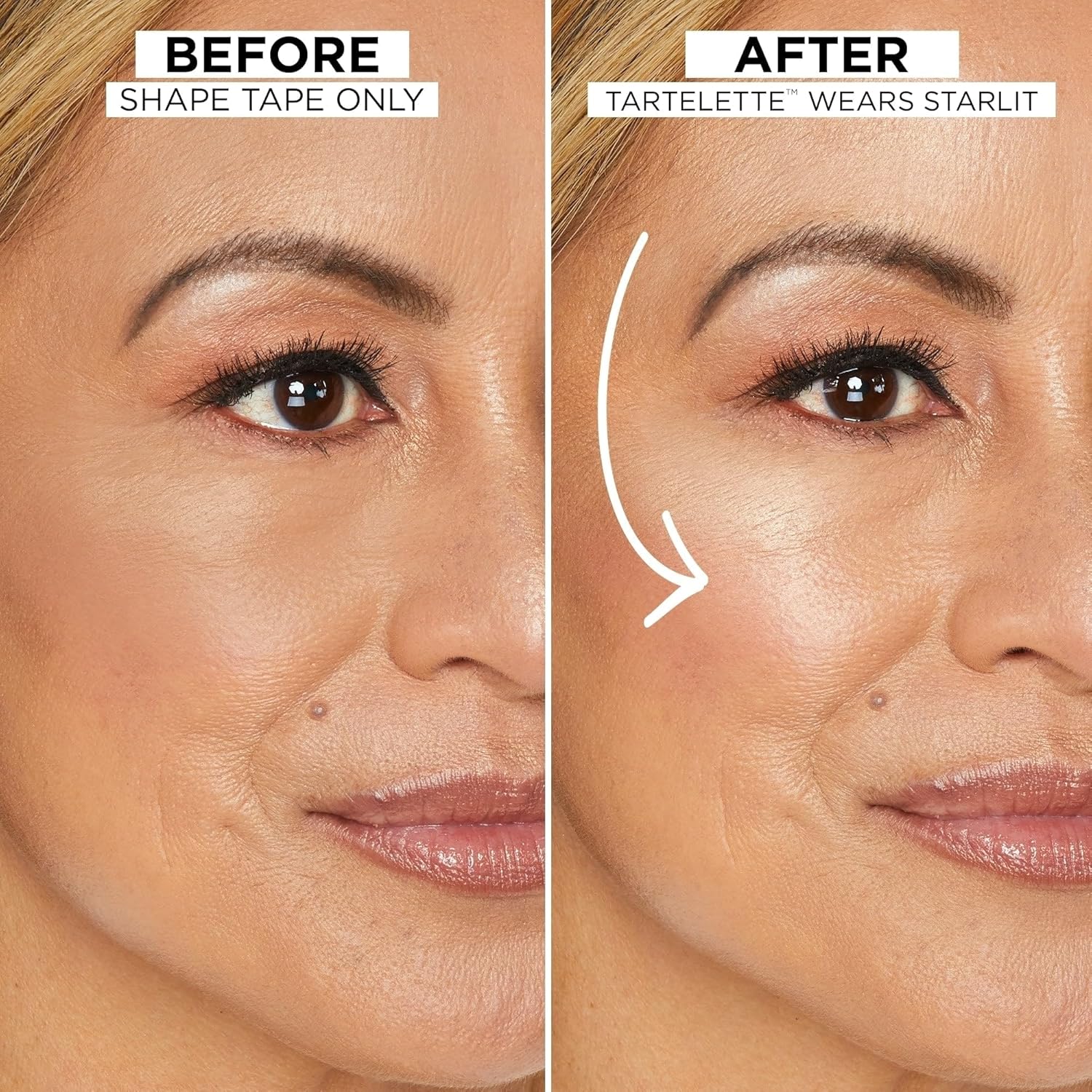 tarte shape tape glow powder – Buildable Highlighter with Mineral Pigments & Diamond Powder for a Natural Radiant Finish with Lightweight Luminous Shine, Vegan & Cruelty Free - Image 2