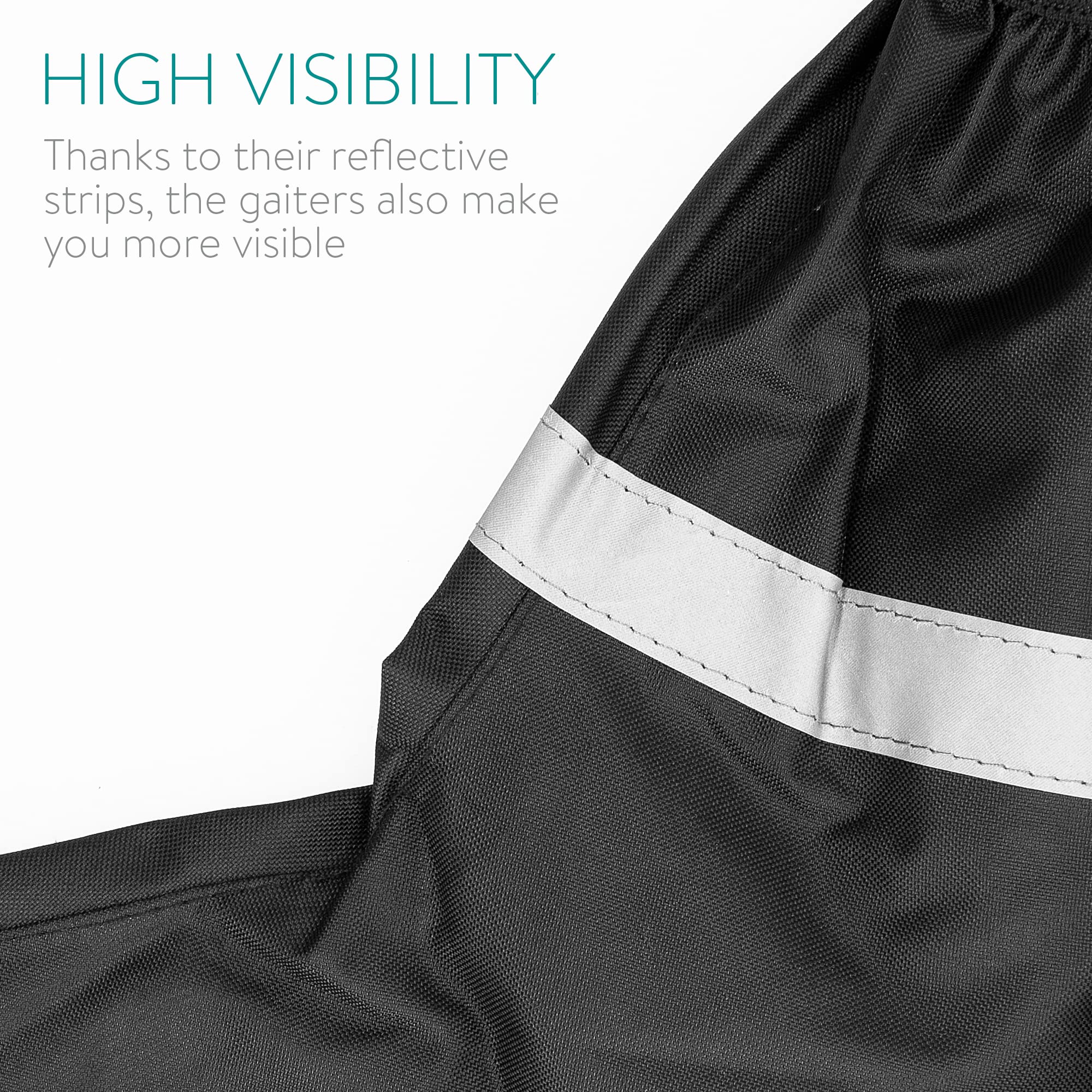 Guêtres pour Chaussures Imperméables 1 Paire Protection Pluie Neige VTT Chasse Ski Randonnée