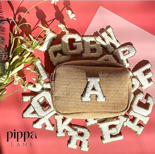 Miniatura 8 de Pippa Lane - Parches de letras autoadhesivos para ropa (3 letras adhesivas o para planchar). Calcomanías de 2.5 pulgadas, bonitos parches adhesivos,