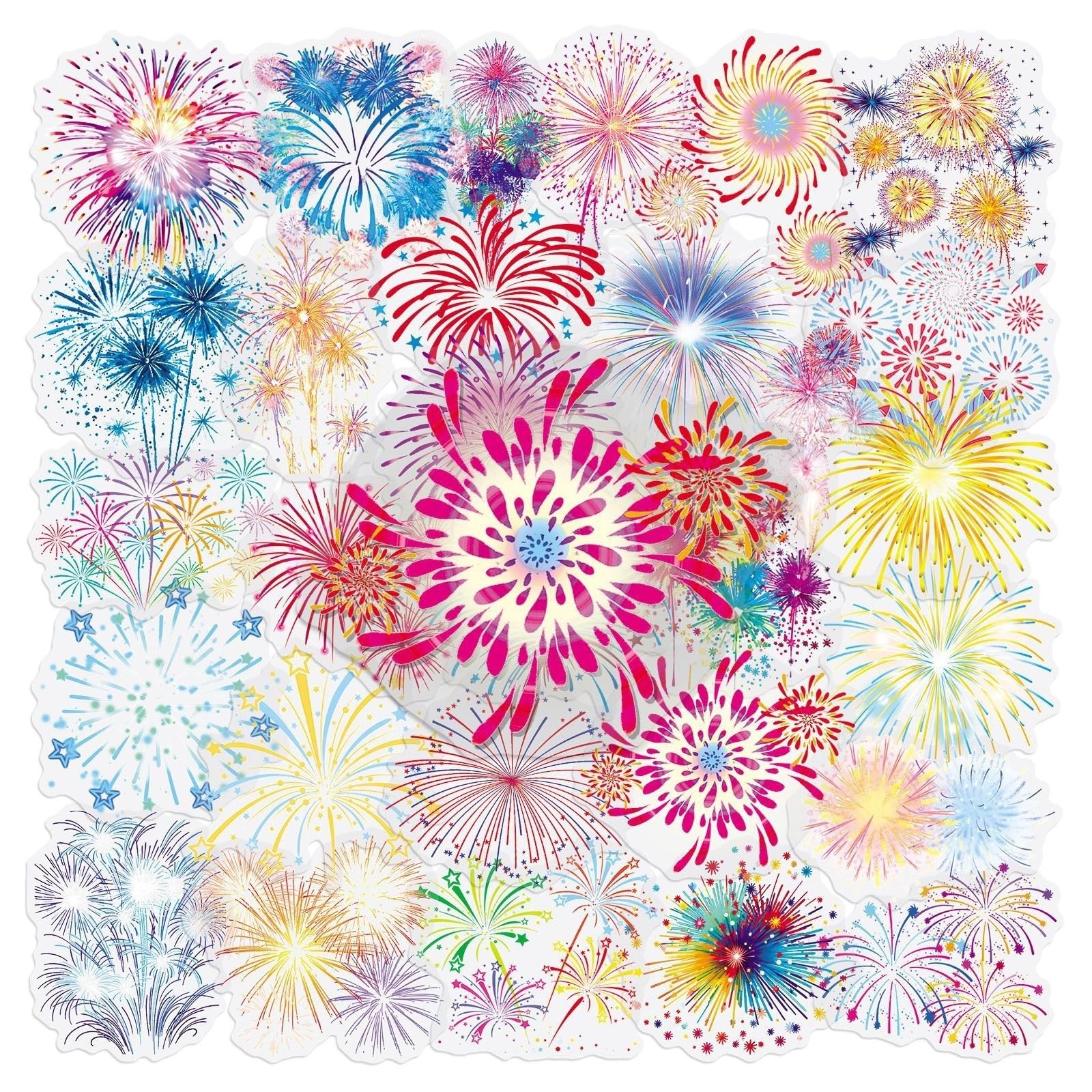 FGLFPXI 30/50pcs Stickers Waterproof Decor Mobile Guitar Notebook Stationery Stickers