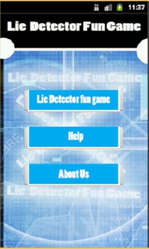Lie detector fun Game