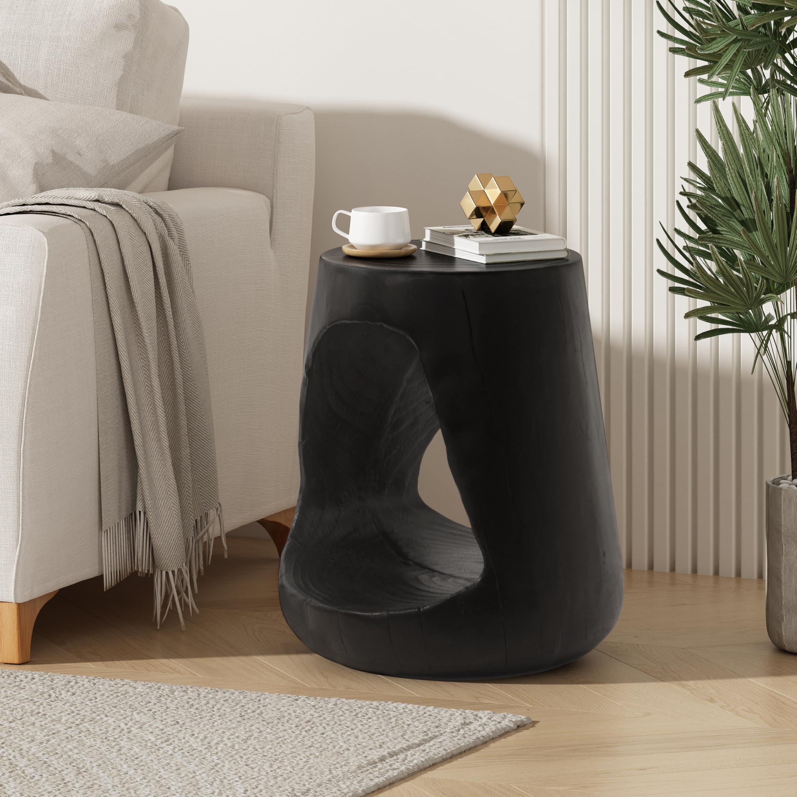 Amazon.com: WILLIAMSPACE Side Table Hollow End Table for Living